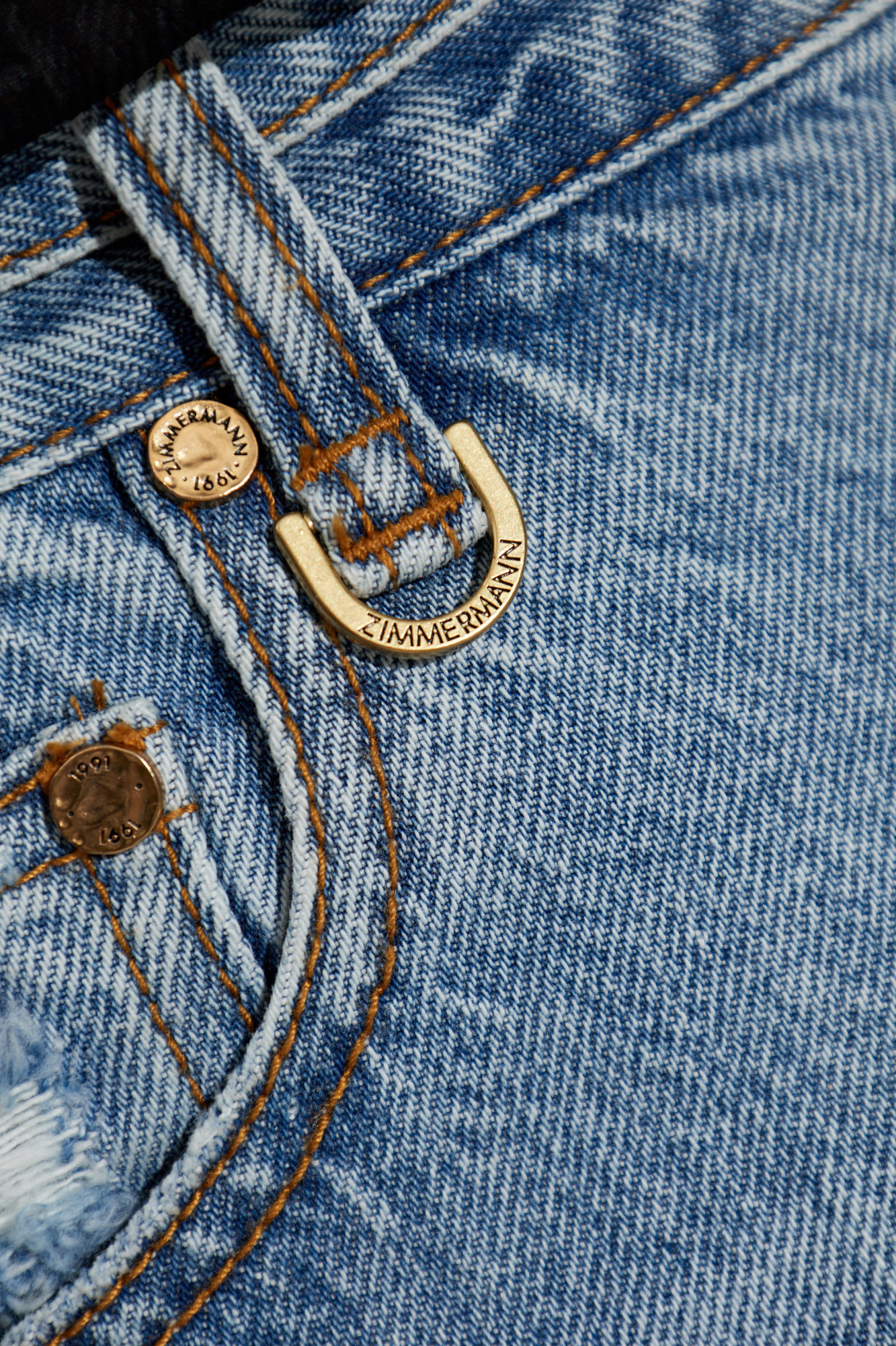 パンツ Zimmermann Light blue High-waisted jeans Zimmermann - Vitkac AS